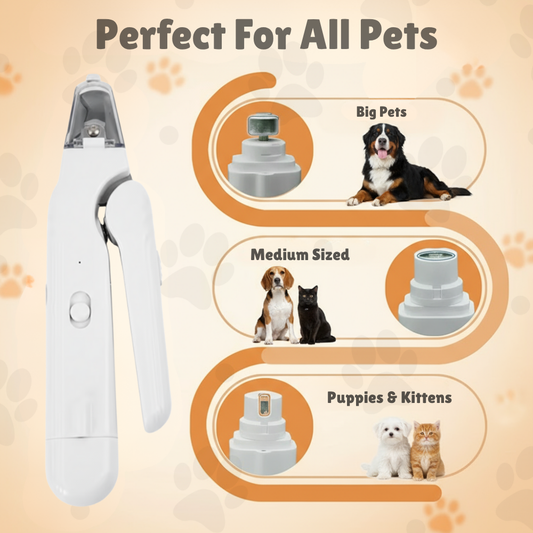 2 in 1 Precision LED Pet Nail Clipper