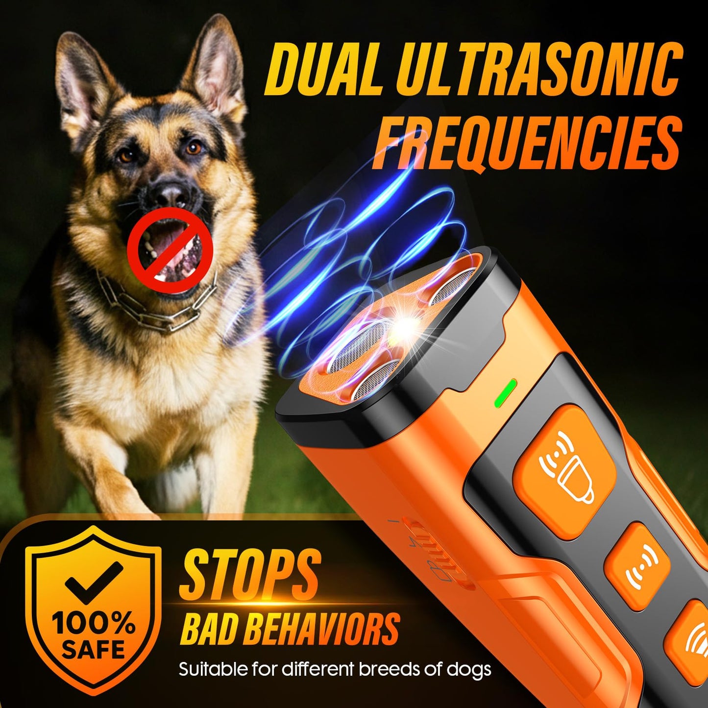 Ultrasonic Dog Repellent Barking Device