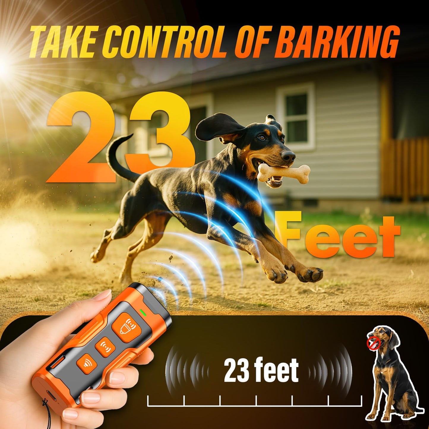 Ultrasonic Dog Repellent Barking Device