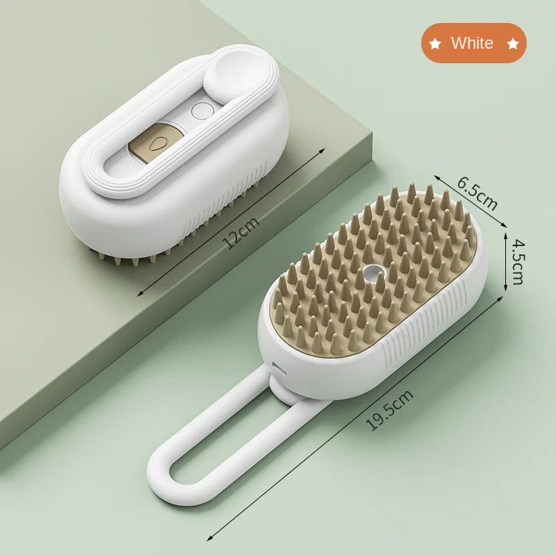 Pet Steam Grooming Brush
